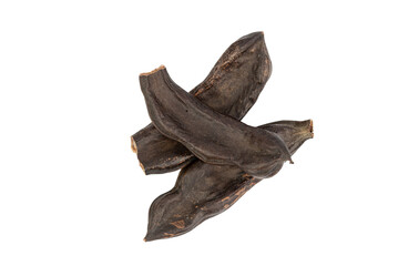 Naklejka premium the whole Carob pods, fruits (Ceratonia siliqua)
