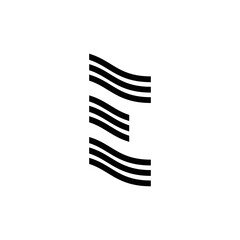 creative letter E logo design