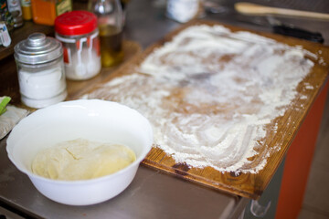 flour and eggs