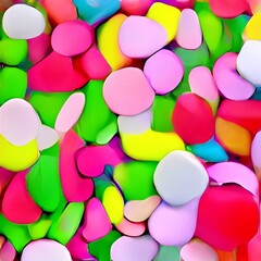 Colorful peddles background