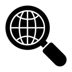 An icon design of global research 
