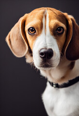 Beagle dog portrait 2