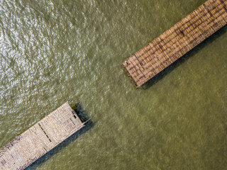 Abandoned in the sea, Pisco's broken bridge