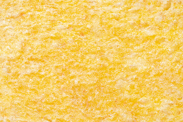 close-up macro sweet magarine butter on slice of bread texture background.concept for dairy product,breakfast or lunch meal,bakery cooking.