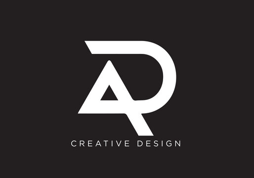 Letter AP AD Logo Design , AD AP Icon
