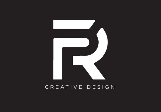Letter FR Logo Design , FR Icon