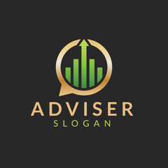 Professional Adviser logo design vector template