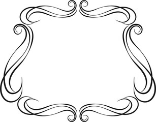 Calligraphic design elements . Decorative swirls or scrolls, vintage frames , flourishes, labels and dividers