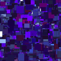 Sci-Fi technology background pattern used as a clothing motif