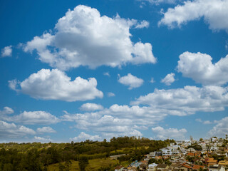 Foto aérea da região nobre de Valinhos, no interior do estado de São Paulo