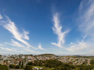 Obraz premium Fotos aéreas de região nobre em Valinhos no estado de São Paulo