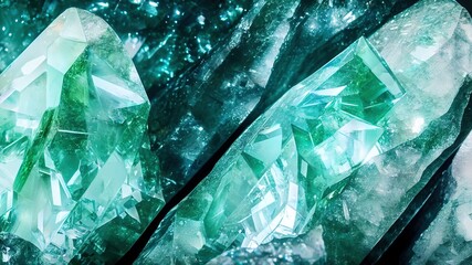 Shiny crystals