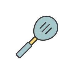 Spatula icon vector illustration logo template for many purpose. Isolated on white background. full color