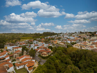 Fotos aéreas de região nobre em Valinhos no estado de São Paulo