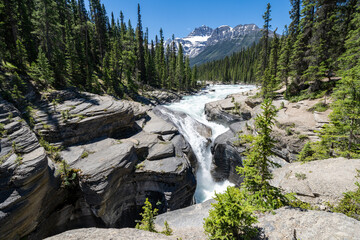 Mistaya Canyon in Jasper National Park along the Icefields Parkway