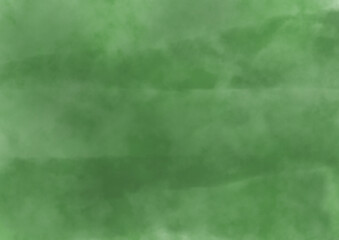 暗い緑の水彩風背景素材