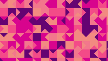 red, pink and blue geometric pattern, wallpaper for fabric, tile and tablecloth