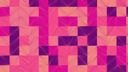red, pink and blue geometric pattern, wallpaper for fabric, tile and tablecloth