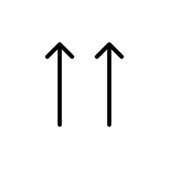 Arrow sign symbol line icon suitable for any purpose