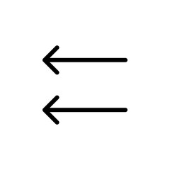 Arrow sign symbol line icon suitable for any purpose