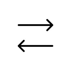 Arrow sign symbol line icon suitable for any purpose