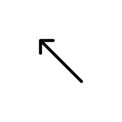 Arrow sign symbol line icon suitable for any purpose