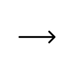 Arrow sign symbol line icon suitable for any purpose