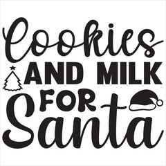 Cookies and milk for Santa