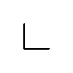 Arrow sign symbol line icon suitable for any purpose