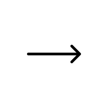 Arrow sign symbol line icon suitable for any purpose