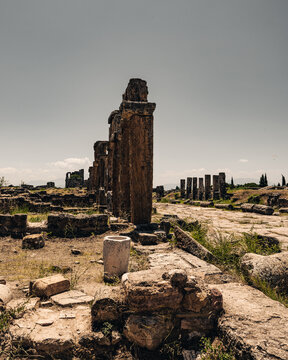 Hierapolis ancient city Pamukkale Turcja	