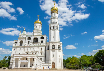 Fototapeta na wymiar Ivan the Great Bell Tower in Moscow Kremlin, Russia