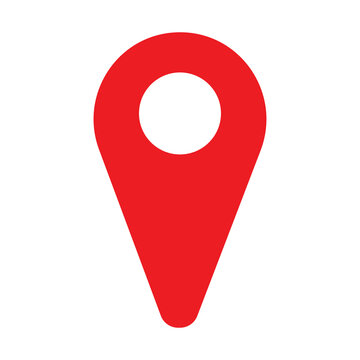 red color map location icon