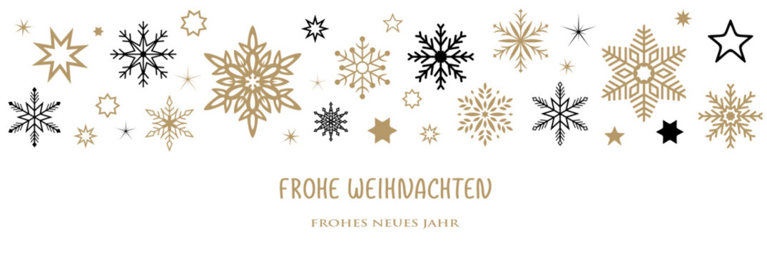 Frohe Weihnachten und Frohes Neues Jahr Vektor Grüße in deutscher Sprache.
Übersetzung: Frohe Weihnachten is Merry Christmas. Frohes neues Jahr is Happy New Year.