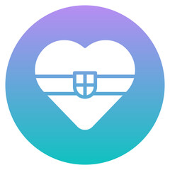 Fototapeta premium CROATIA Gradient icon,linear,outline,graphic,illustration