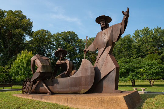 Chicago Portage Sculpture.