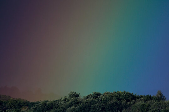 Rainbow over a forest // Regenbogen &uuml;ber einem Wald - Wuppertal, Germany