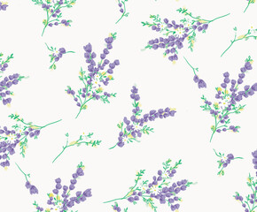 Lilac Floral Print