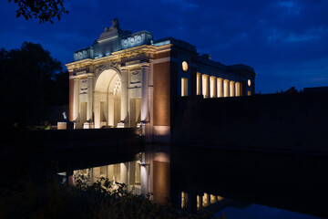 Ypres Menin Gate reflection