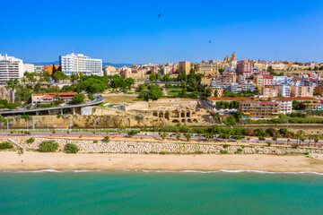 View of Catalan city Tarragona, Spain 