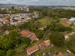 Obraz premium Fotos aéreas de região nobre em Valinhos no estado de São Paulo