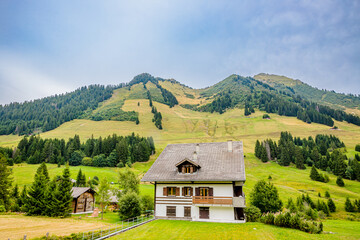 Autour de Mosses Ormont-Dessou dans les alpes Suisse