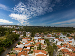 Fotos aéreas de região nobre em Valinhos no estado de São Paulo