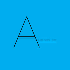 A letter logo , A abstract logo template, A modified logo design, A simple logo, A symbol logo.