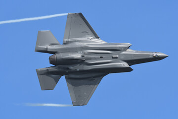Modern jet fighter.