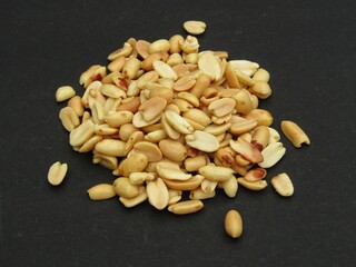 Indian snack food salted peanuts 