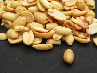 Salted peanuts stock photo 