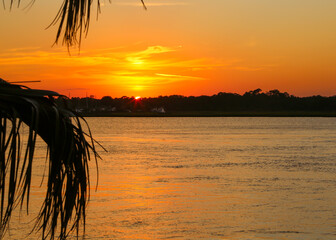 Sunset over the Intracoastal Waterway