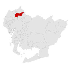 愛知県　地図　小牧市