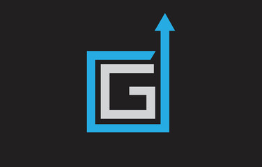 Letter G square logo design concept, Marketing logo.